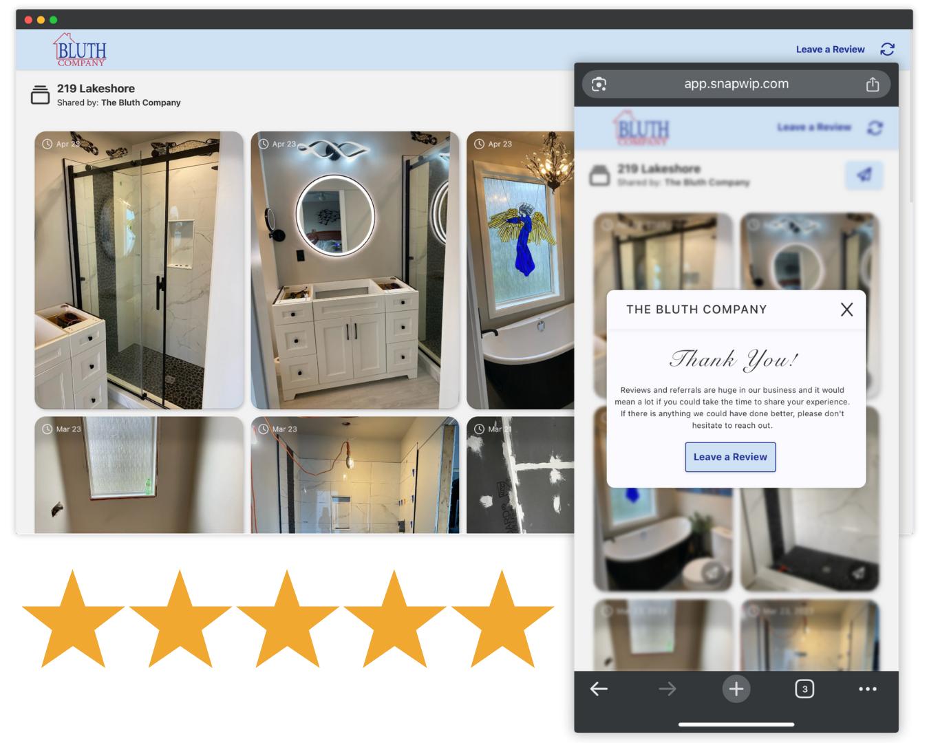 SnapWIP client galleries and review optimization. SnapWIP client galleries and review optimization.